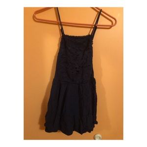 Navy Blue Romper